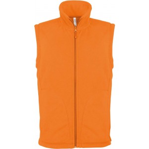 LUCA - MEN'S MICRO FLEECE GILET, Orange (Vests)