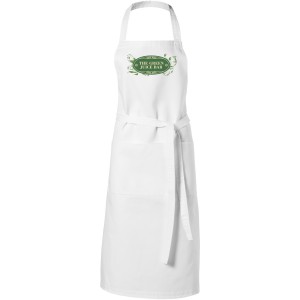 Viera apron with 2 pockets, White (Apron)