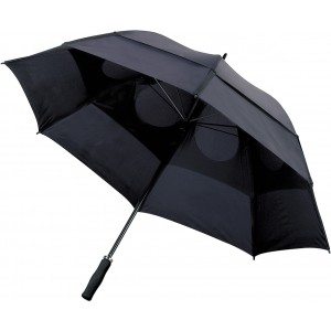 Portierschirm aus Polyester Debbie, Schwarz