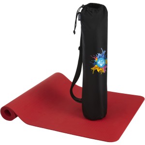 Virabha recycled TPE yoga mat, Red (Sports equipment)