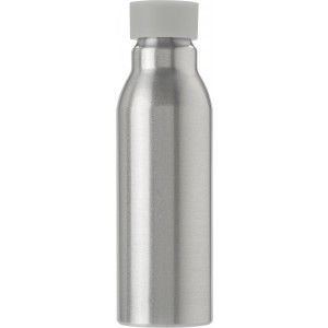 Trinkflasche 'Bidon' aus Aluminium, Silber