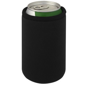 Vrie recycled neoprene can sleeve holder, Solid black (Cooler bags)