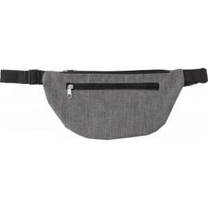 Polyester (300D) waist bag Vito, black (Waist bags)