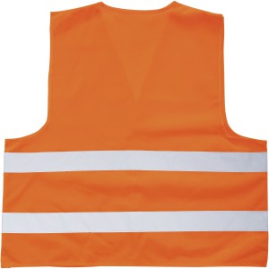 Watch-out safety vest for professional use in pouch, Neon Or (Reflective items)