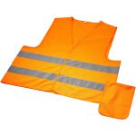 Watch-out safety vest for professional use in pouch, Neon Or (10401001)