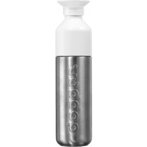 Dopper Steel 490 ML, silver/white (Water bottles)