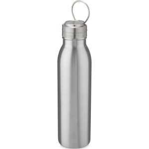 Harper 700 ml stainless steel sport bottle with metal loop,  (Water bottles)