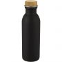 Kalix 650 ml stainless steel sport bottle, Solid black