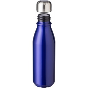 Recycled aluminium bottle (550 ml) Adalyn, blue (Water bottles)
