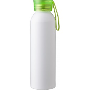 Recycled aluminium bottle (650 ml) Ariana, lime (Water bottles)