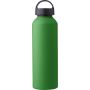 Recycled aluminium bottle Rory, light green