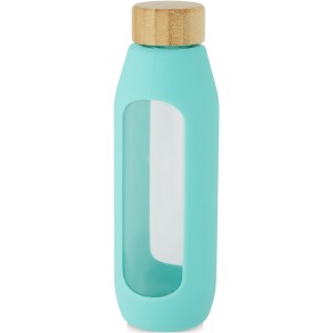 Tidan 600 ml borosilicate glass bottle with silicone grip, T (Water bottles)