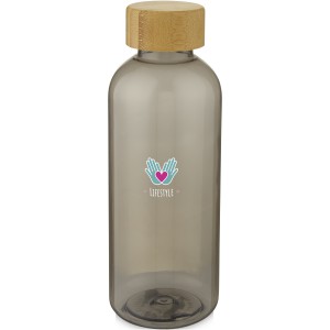 Ziggs 1000 ml recycled plastic water bottle, Charcoal (Water bottles)
