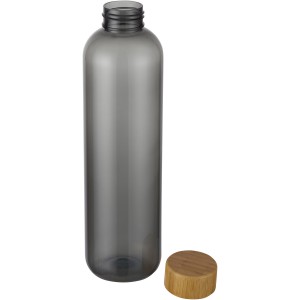 Ziggs 1000 ml recycled plastic water bottle, Charcoal (Water bottles)