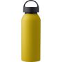 Recycled aluminium bottle Zayn, yellow