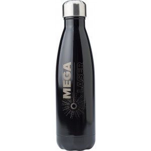 Stainless steel double walled flask Lombok, black (Thermos)