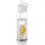 Tutti-frutti 740 ml Tritan(tm) infuser sport bottle, Transparent,White
