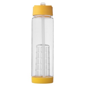 Tutti-frutti 740 ml Tritan(tm) infuser sport bottle, Transparent,Yellow (Sport bottles)