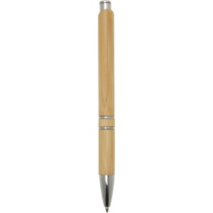 Wicker bamboo ballpoint pen (black ink), Natural (Wooden, bamboo, carton pen)