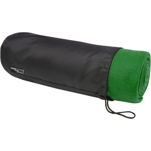 Willow RPET polar fleece blanket, Green (Blanket)