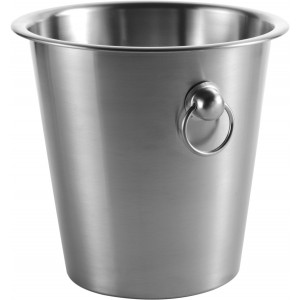 Stainless steel champagne bucket Hester, silver (Wine, champagne, cocktail equipment)