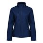 WOMEN'S ABLAZE 3 LAYER PRINTABLE SOFTSHELL JACKET, Navy/Navy