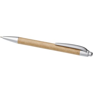 Tiflet recycled paper ballpoint pen, Brown (Wooden, bamboo, carton pen)