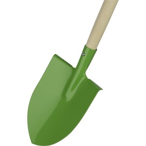 Wooden garden shovel Marigold, light green (Gartenarbeit)