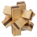 Wooden patiencegame Inge, brown (1097559-11)