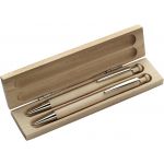 Wooden pen set, brown (5741-11CD)