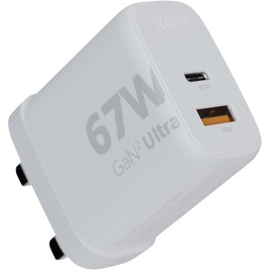 Xtorm XEC067G GaN2 Ultra 67 W Wandladegert mit UK-Stecker, 