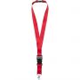 Yogi lanyard detachable buckle, break-away closure, Red