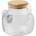 Zen tea pot with strainer and bamboo lid, Transparent <font size=1>[ENG]</font> (11339501)