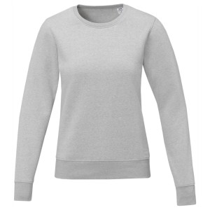 Zenon women?s crewneck sweater, Heather grey (Pullovers)