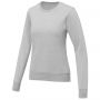 Zenon women?s crewneck sweater, Heather grey