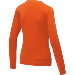 Zenon women's crewneck sweater, Orange (Pullovers)