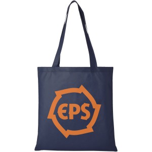 Zeus non-woven convention tote bag, Navy (Shopping bags)