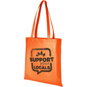 Zeus non-woven convention tote bag, Orange (Shopping bags)