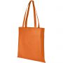 Zeus non-woven convention tote bag, Orange