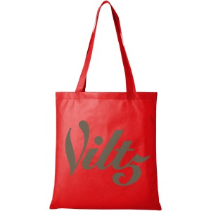 Zeus non-woven convention tote bag, Red (Shopping bags)