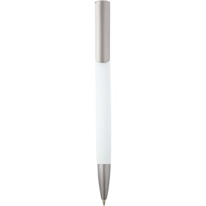 Ziguur recycled aluminium ballpoint pen (black ink), White <font size=1>[ENG]</font>