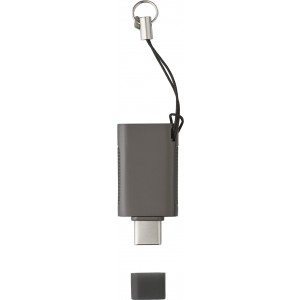 Zinc alloy USB stick Marigold, gun metal (Pendrives)