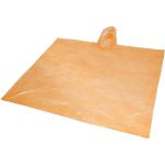 Ziva disposable rain poncho with storage pouch, Orange (10042905)