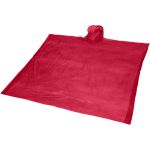 Ziva disposable rain poncho with storage pouch, Red (10042902)