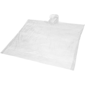 Ziva Einweg Regenponcho mit Hlle, weiss