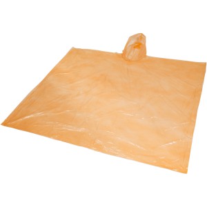 Ziva Einweg Regenponcho mit Hlle, orange