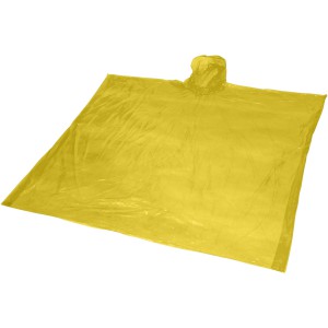 Ziva Einweg Regenponcho mit Hlle, gelb