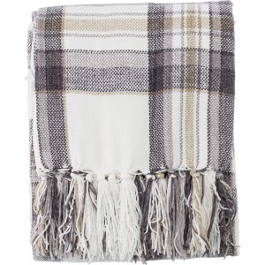 Decke aus Polyester Ayana, Braun