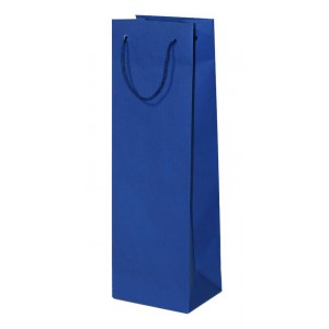 Paperbag with cord handle, blue <font size=1>[ENG]</font>